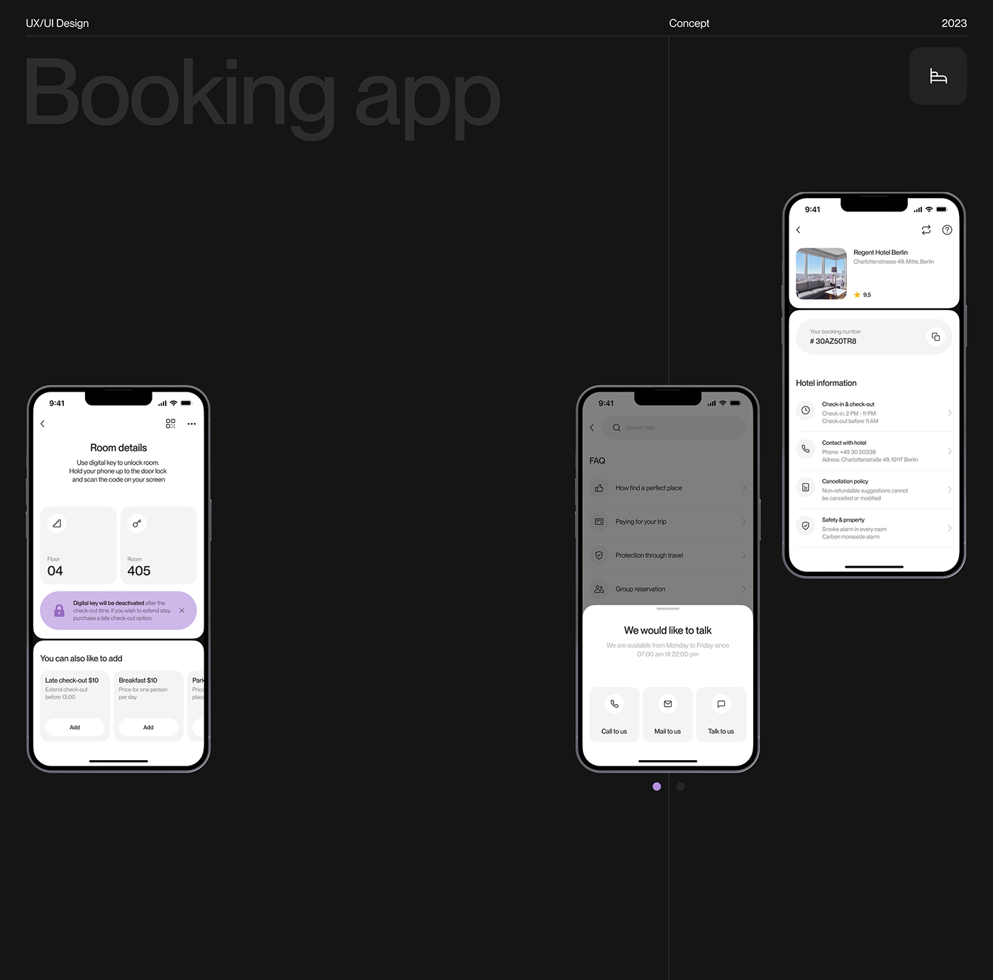 app application Booking booking app Case Study presentation research UI UI/UX ux