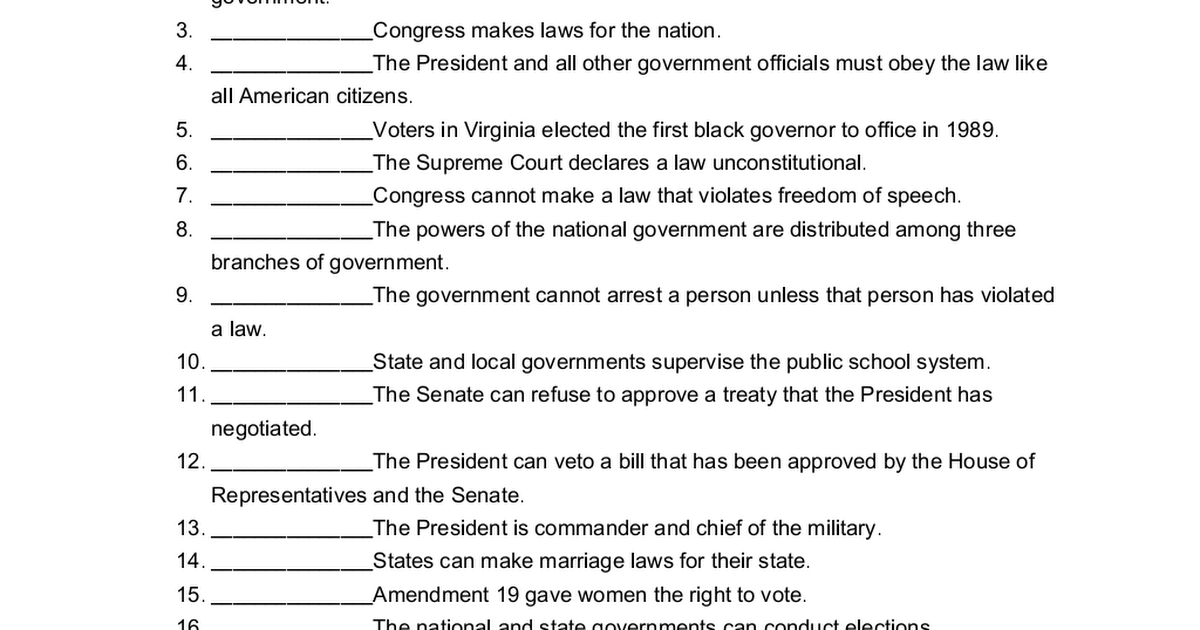 government-principles-2nd-grade-worksheet