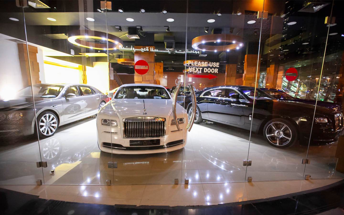 Bentley showroom in Abu Dhabi