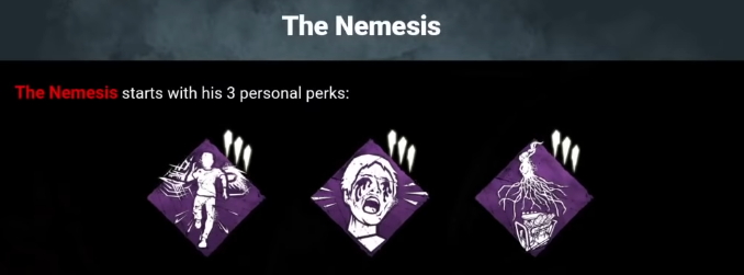 The Nemesis' Perks.