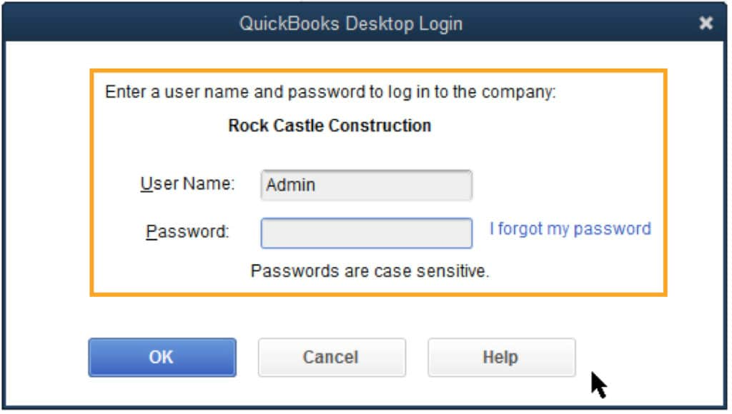 QuickBooks Desktop login