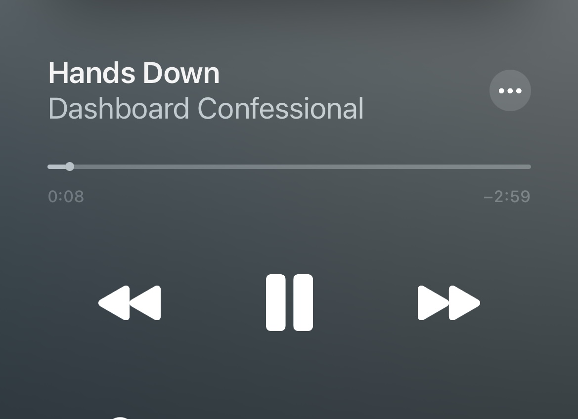 "Hands Down" - Dashboard Confessional