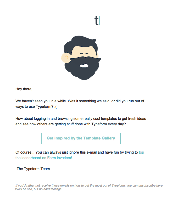 churn message example