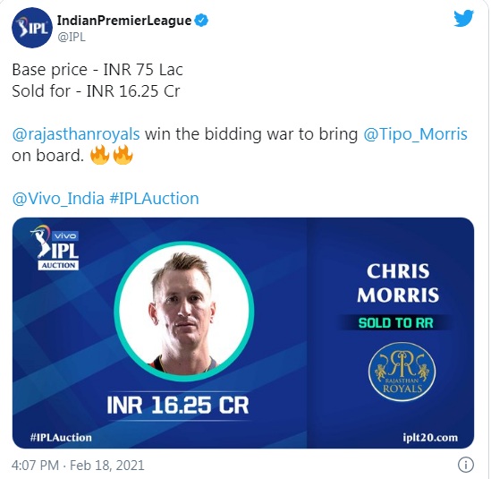 IPL Auction 2021