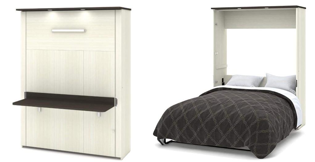 Hide away wall bed for guest room