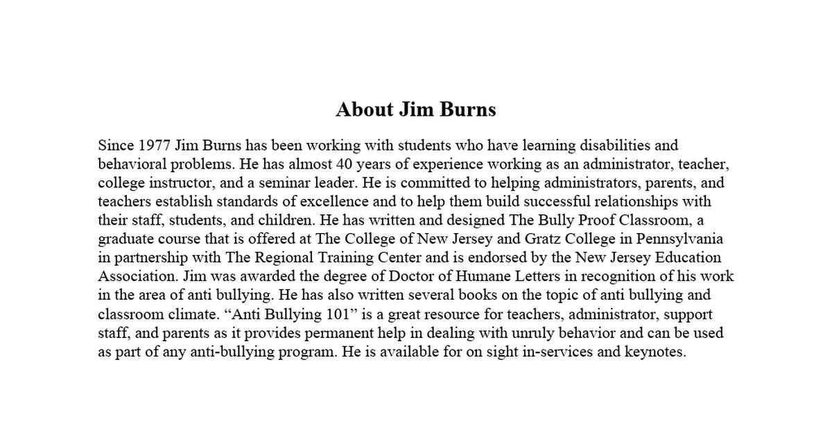 About Jim Burns.doc