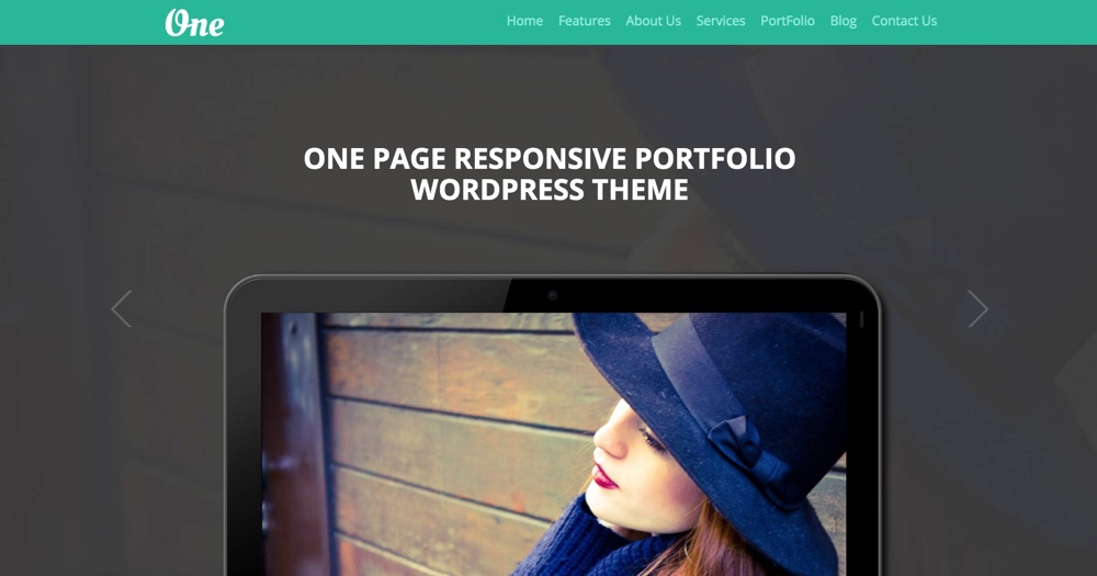 Tema WordPress OnePager