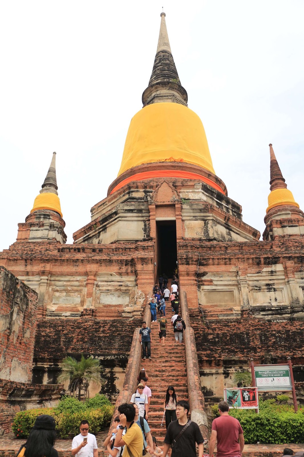 24 hours in Bangkok. This is Wat Yai Chai Mongkhol or the Great Monastery of Auspicious Victory