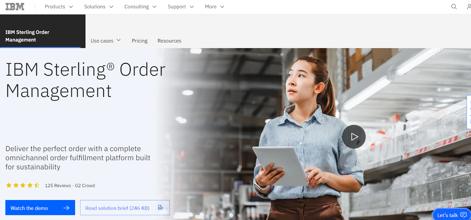 ibm sterling order management system