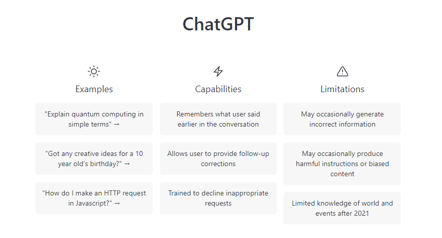 chatgpt homepage