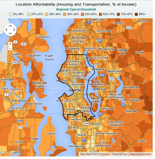 How Affordable Is Living In Seattle? Housing and Transportation Edition The Urbanist