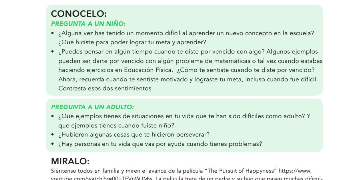 Perseverance Family Newsletter - Spanish.pdf