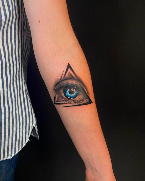 Eye In Triangle Tattoo
