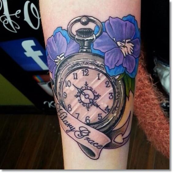 55 Fascinating Birth Clock Tattoo Ideas To Seize Each Your Moment