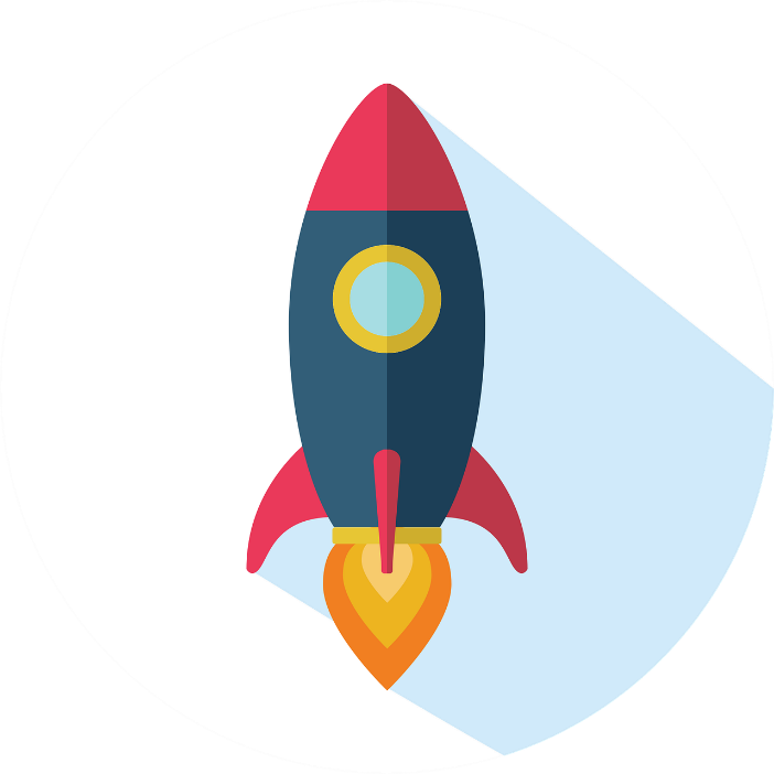 Free rocket fast quick vector