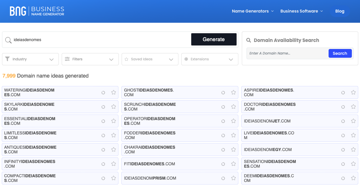 Gerador de nome de hacker