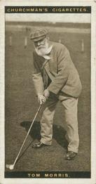1927 W.A. & A.C. Churchman Famous Golfers #33 Tom Morris Front