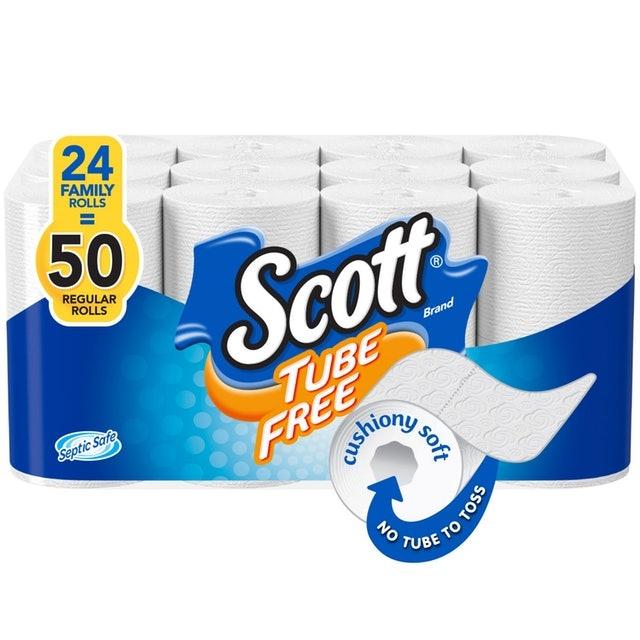 Scott Tube-Free Toilet Paper 1