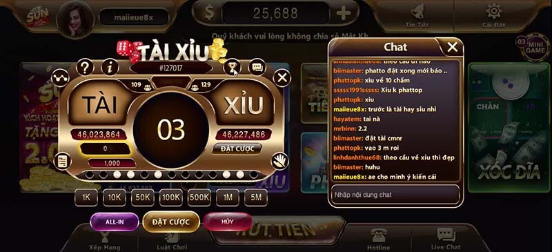 Nguyên lý hoạt động của game Tài Xỉu Mayclub