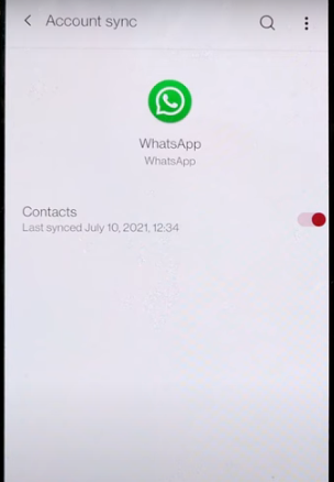 Synching WhatsApp contacts