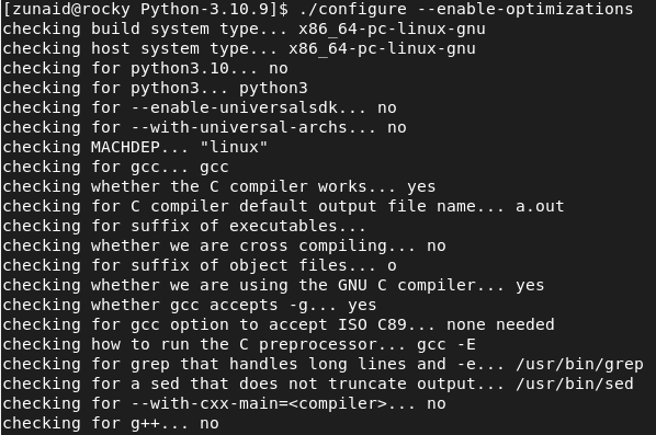 install Python Rocky Linux
