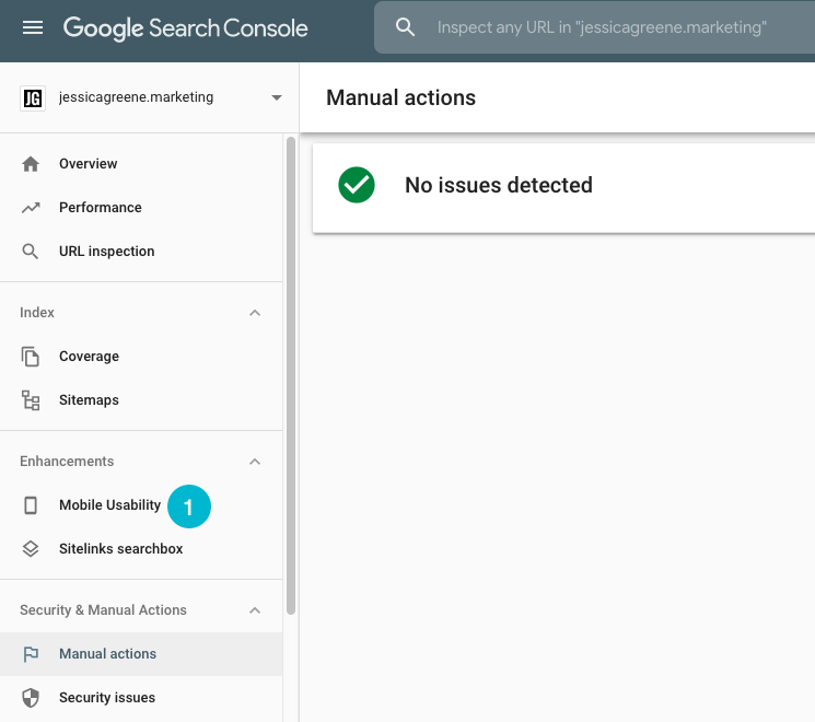 how to see if you have penalties in google search console