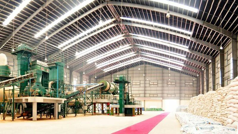 Nhà máy phân bón kết hợp xưởng chứa tại Cambodia