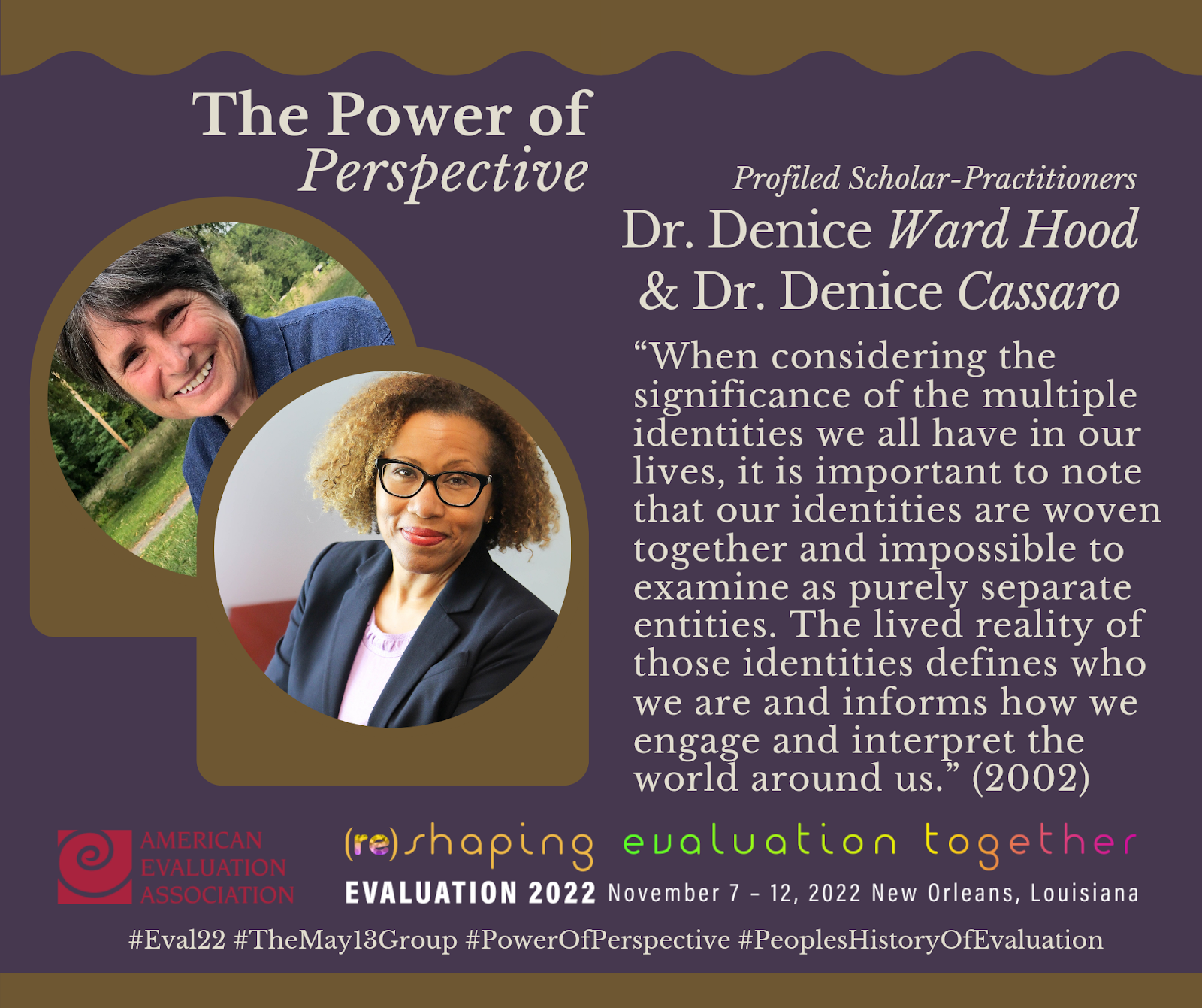 Profiled Scholar-Practitioners Dr. Denice Ward Hood and Dr. Denice Cassaro