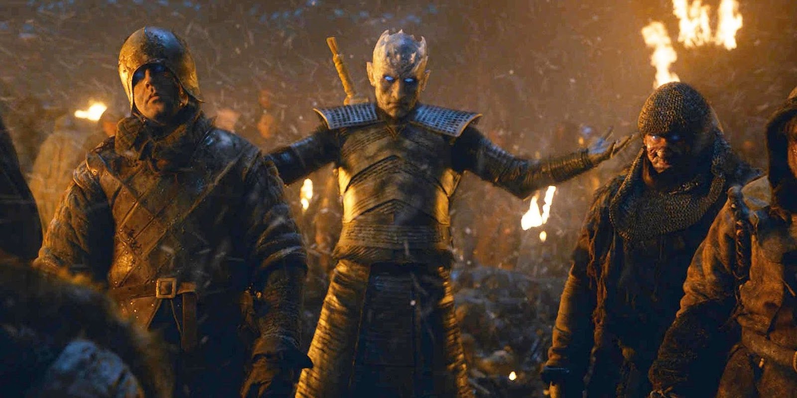 The Night King in the third episode of Game of Thrones season eight, Battle of Winterfell