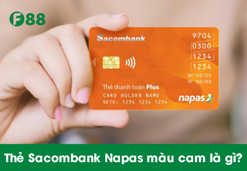 Thẻ Sacombank Napas Màu Cam