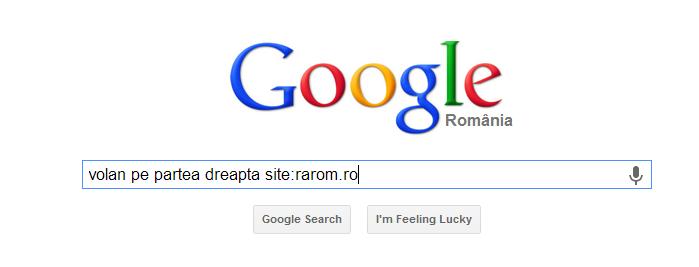 cautare in siteul rar pe google