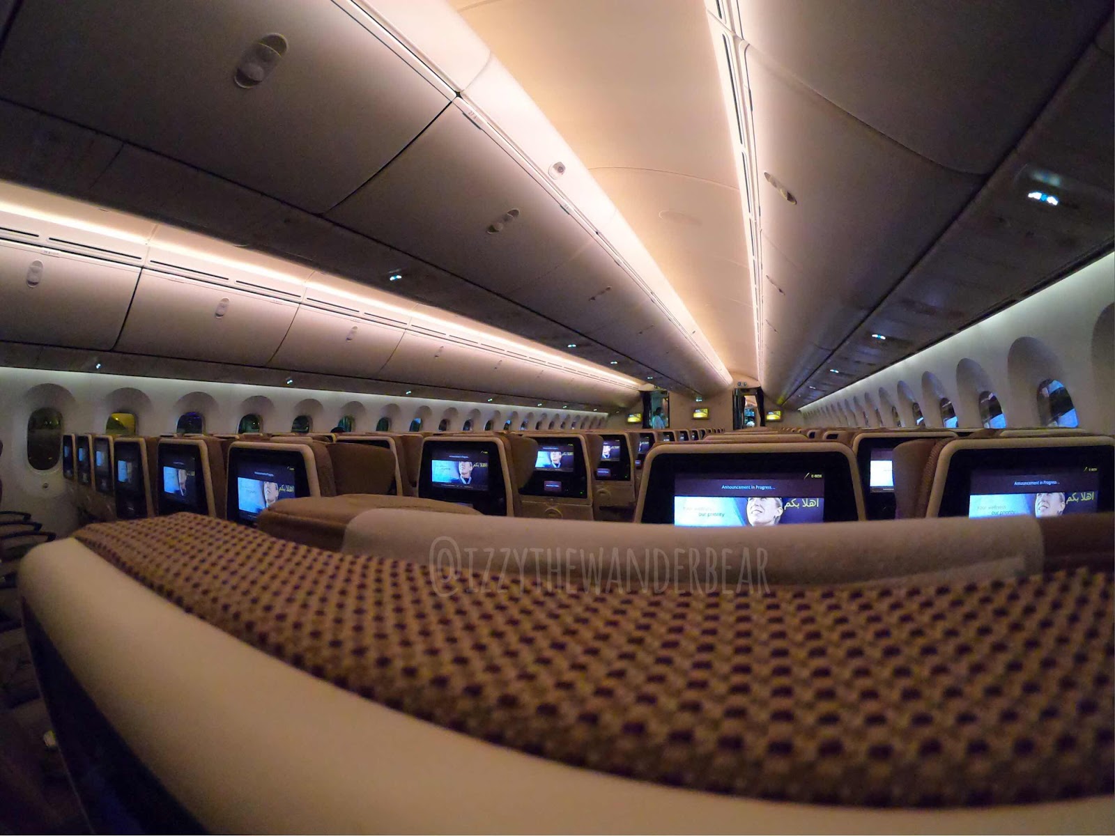 ITWB: Empty seats in Etihad Airlines During Pandemic