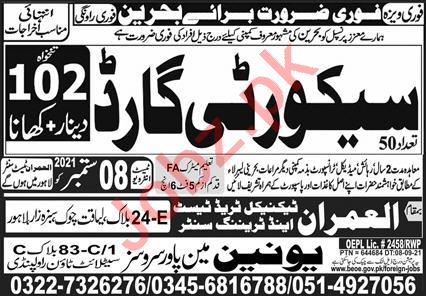 Security Guards & Security Officer Jobs Open in Bahrain
