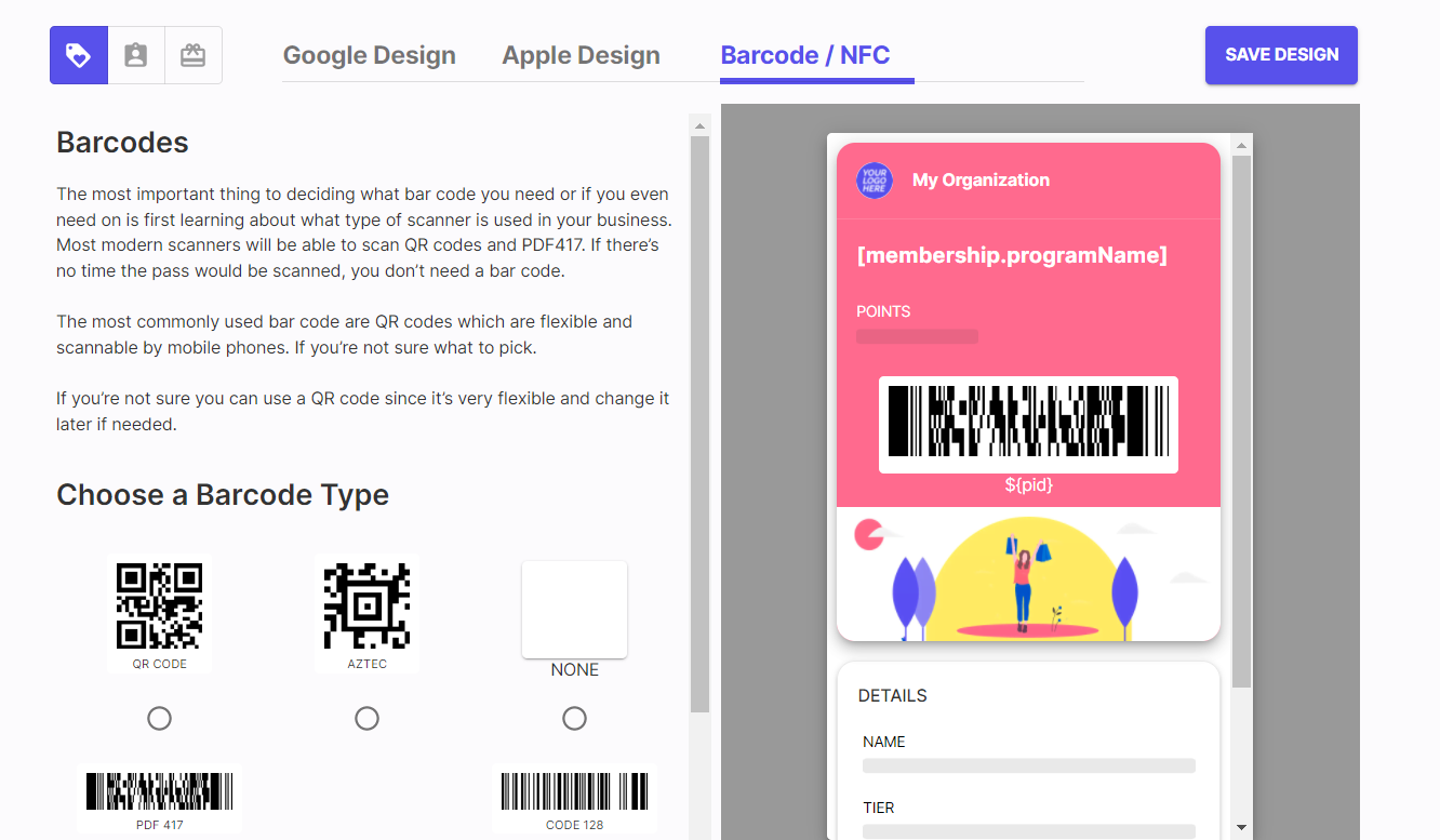 PassKit framework for creating digital passes and contactless shopping