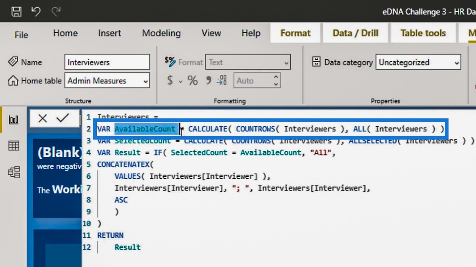 Analyzing The Formula Within A Power BI Slicer