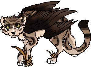 Earl Grey Mosca - Should only come in Baby and Juvie, as they are meant to be flashy/showy familiars.
Meant to have a slightly psychic-oriented stats set.