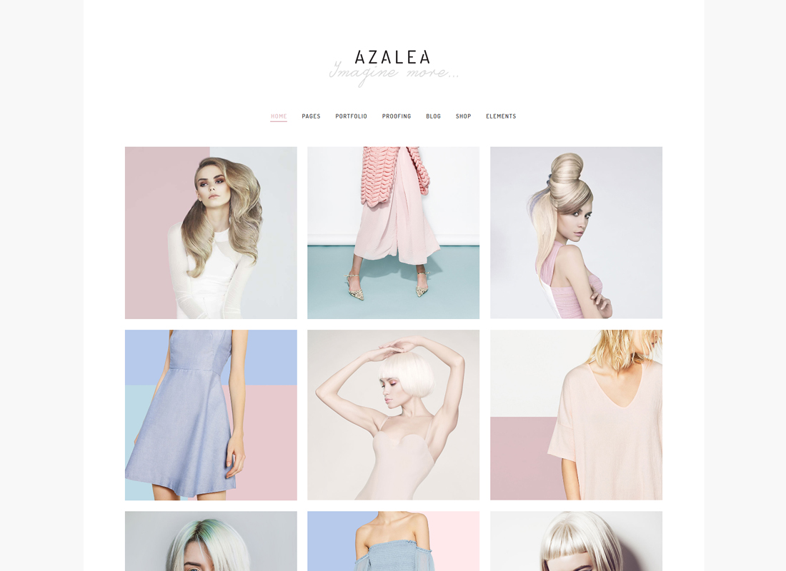 Azalea - Tema Fotografi Fashion