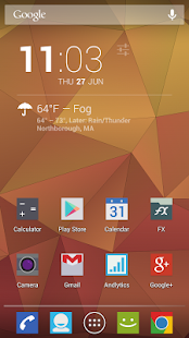 Download Nexus Triangles LWP apk