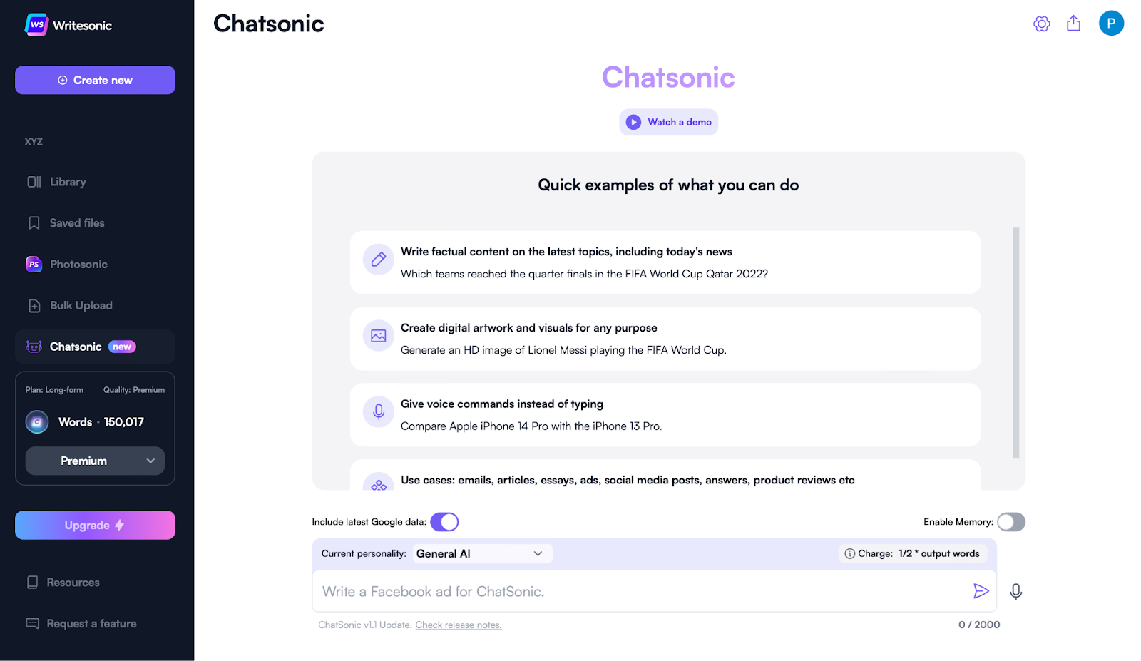 ChatSonic - How to create mind-boggling visuals with ChatGPT?