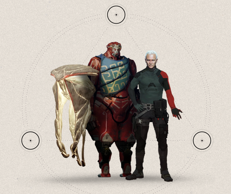 The three factions in Star Atlas