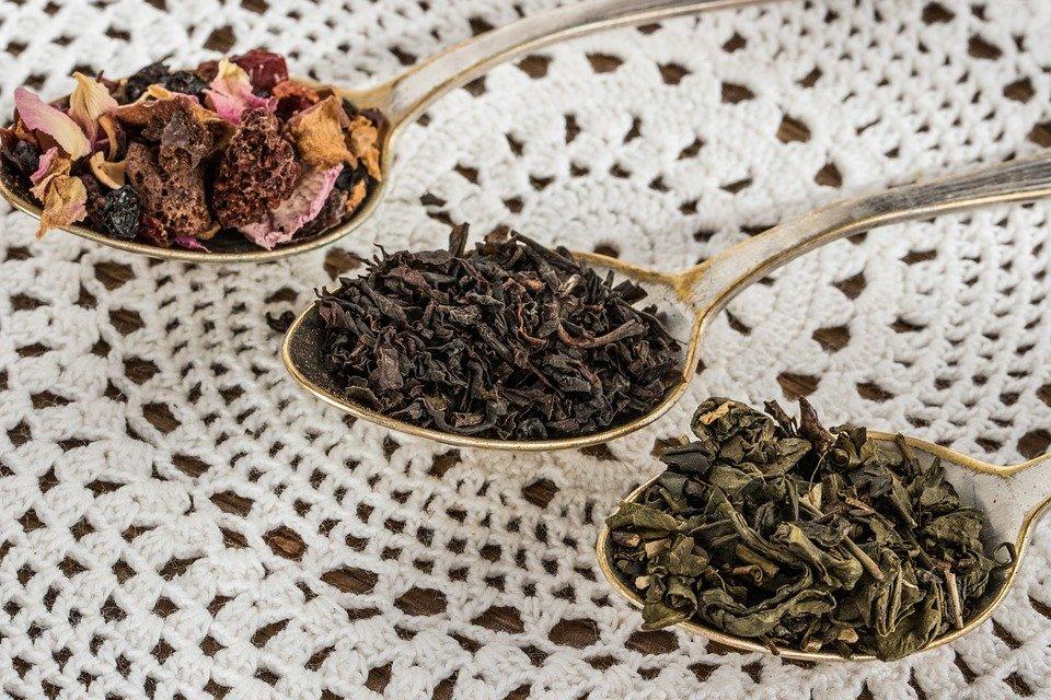 Tea Leaf, Black Tea, Green Tea, Fruit Tea, Teaspoon