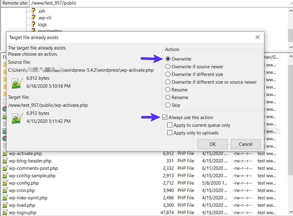 How to Update WordPress Core to Fix the Missing MySQL Extension Error 