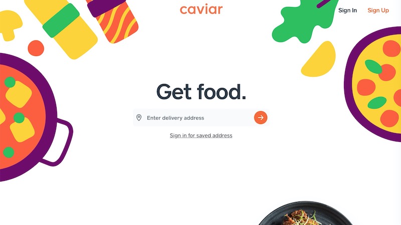 caviar home page