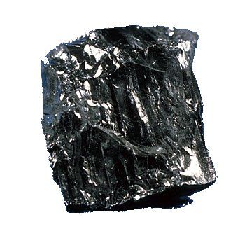L’anthracite qui contient 95 % de carbone pur est le stade ultime de la formation du charbon. © Wikipedia, DP
