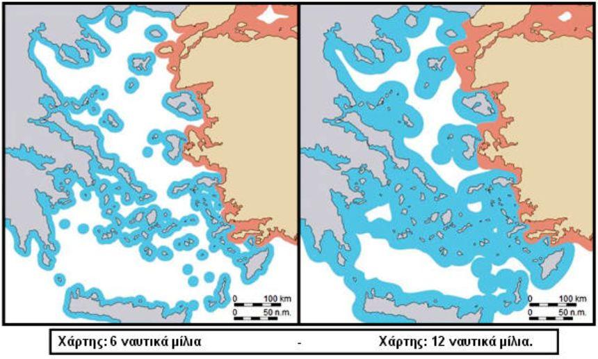 Αποτέλεσμα εικόνας για επεκταση χωρικων υδατων