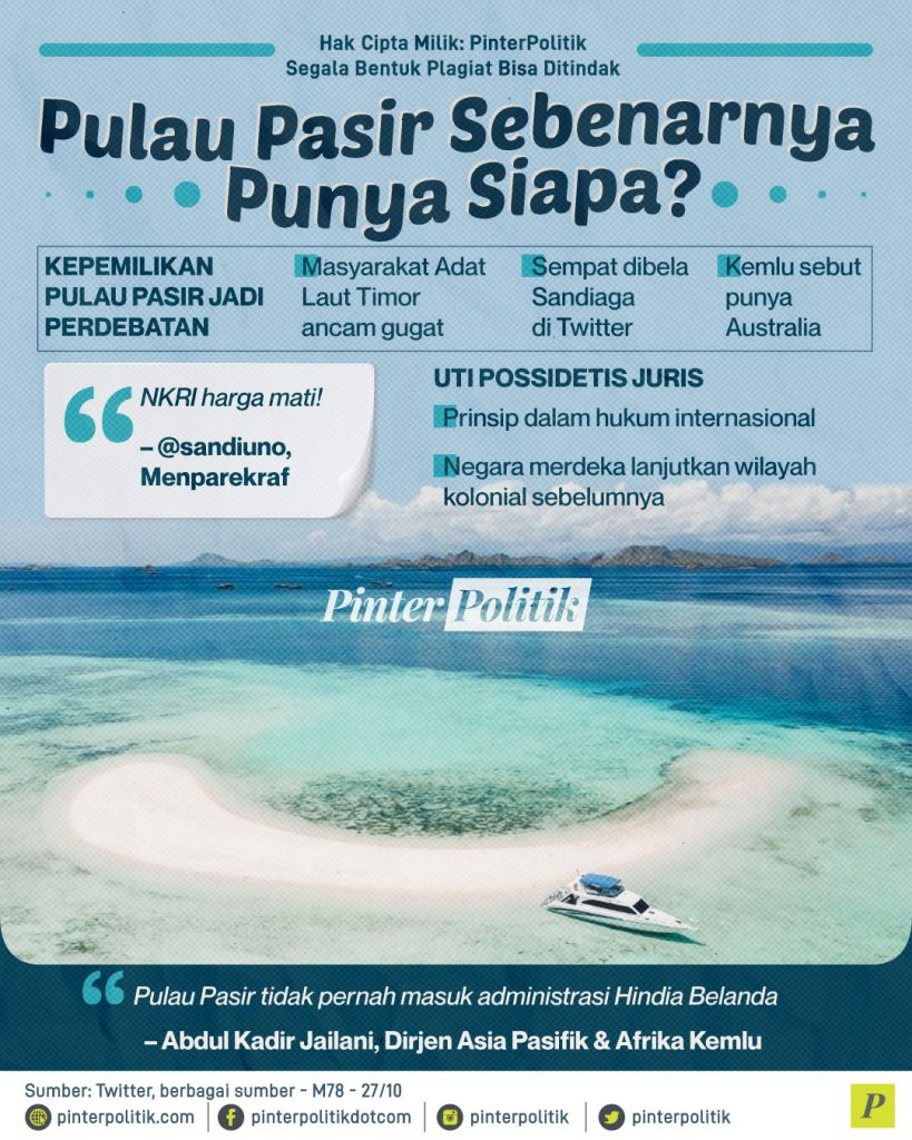 Pulau Pasir Sebenarnya Punya Siapa