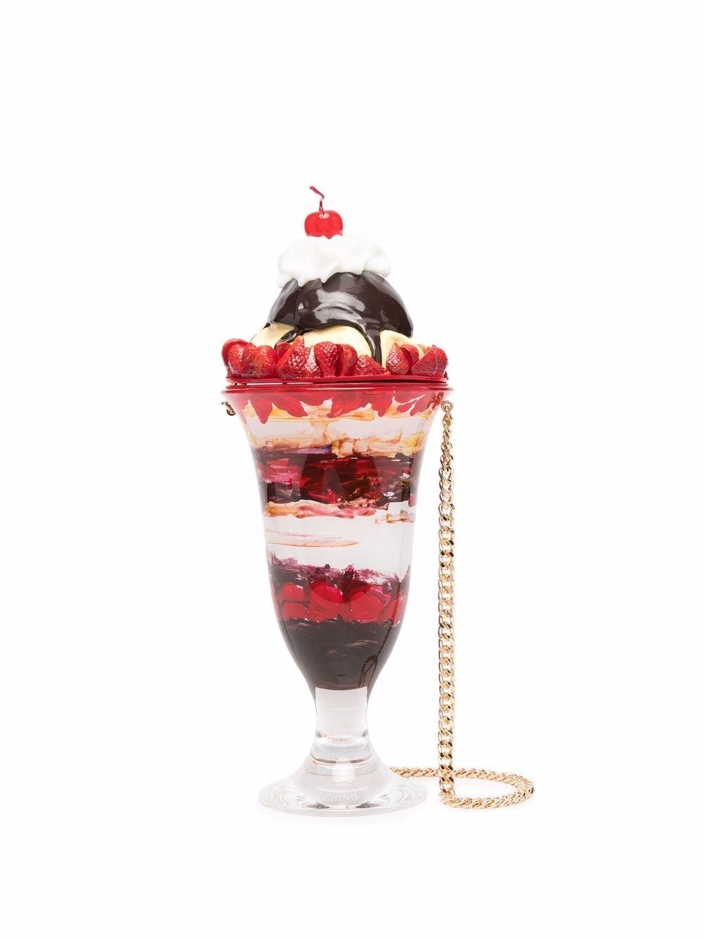 Image 1 of Moschino ice cream sundae clutch bag