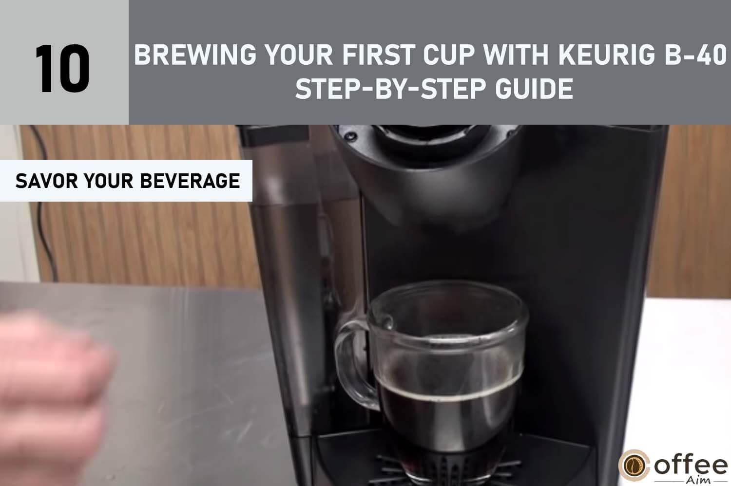 Capturing the Essence of Enjoyment: Embrace the Flavors of Your Beverage" - Unveiling the Journey of Brewing Your First Cup with the Keurig B-40: A Comprehensive Step-by-Step Guide - As Explored in the Article "Mastering the Art of Using the Keurig B-40"