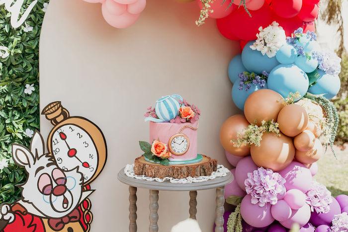 Kara's Party Ideas Mad Hatter Girl Whimsical Tea Party Planning Ideas  Decorations Cake