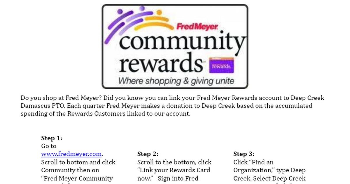 Fred Meyer Community Rewards.docx